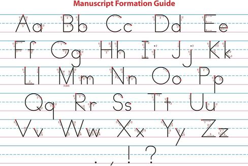 Writing With Phonics K5 Manuscript - Abeka 5 Year Old Kindergarten Manuscript Phonics Penmanship Student Work Book in Saudi Arabia