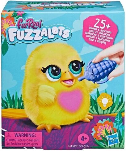 FurReal Fuzzalots Chick Interactive Animatronic Color-Change Toy, Electronic Pet with 25+ Sounds and Reactions, Toys for 4 Year Old Girls & Boys in Kuwait