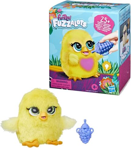 FurReal Fuzzalots Chick Interactive Animatronic Color-Change Toy, Electronic Pet with 25+ Sounds and Reactions, Toys for 4 Year Old Girls & Boys in Kuwait