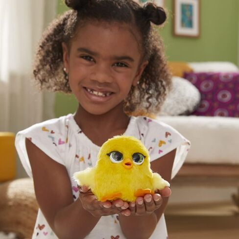 FurReal Fuzzalots Chick Interactive Animatronic Color-Change Toy, Electronic Pet with 25+ Sounds and Reactions, Toys for 4 Year Old Girls & Boys in Kuwait