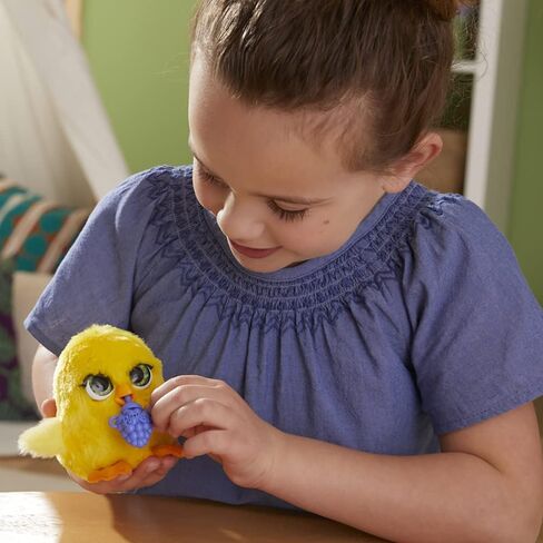 FurReal Fuzzalots Chick Interactive Animatronic Color-Change Toy, Electronic Pet with 25+ Sounds and Reactions, Toys for 4 Year Old Girls & Boys in Kuwait