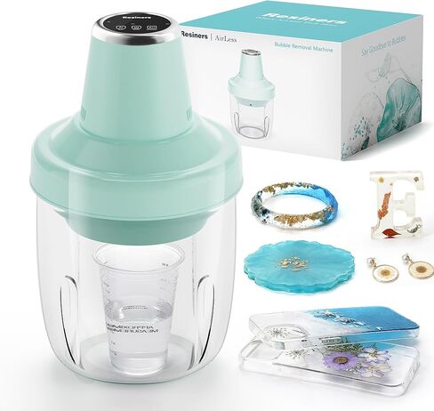 مزيل فقاعات الراتنج، إزالة الفقاعات بسرعة 9 دقائق، غرفة تفريغ الهواء بقوة 95 كيلو باسكال، آلة بدون هواء من راتنجات الإيبوكسي لصب القوالب، وصناعة المجوهرات، والحرف الفنية (براءة اختراع) in Kuwait