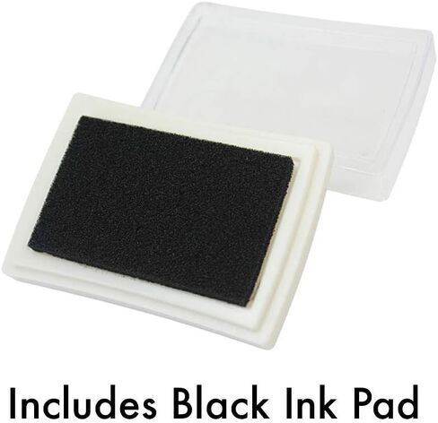 مدرس آلات النفخ - مجموعة هدايا من الطوابع المطاطية بالإصبع (5 طوابع ووسادة للفلوت والمزمار والكلارينيت والساكسفون والباسون) in Kuwait