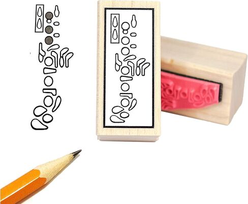 مدرس آلات النفخ - مجموعة هدايا من الطوابع المطاطية بالإصبع (5 طوابع ووسادة للفلوت والمزمار والكلارينيت والساكسفون والباسون) in Kuwait