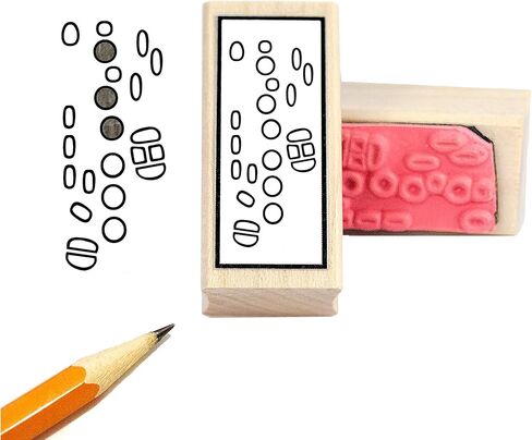 مدرس آلات النفخ - مجموعة هدايا من الطوابع المطاطية بالإصبع (5 طوابع ووسادة للفلوت والمزمار والكلارينيت والساكسفون والباسون) in Kuwait