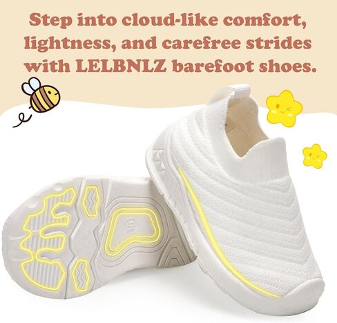 Breathable Baby Sock Shoes,Non-Slip First Walkers 6-24 months,Easy Put on Baby Walking Shoes, Flexible Mesh Toddler Sneakers Boys ,Baby Socks 12-24 months,Barefoot Infant First Steps Shoes,Baby Girl Shoes in Saudi Arabia