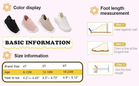 Breathable Baby Sock Shoes,Non-Slip First Walkers 6-24 months,Easy Put on Baby Walking Shoes, Flexible Mesh Toddler Sneakers Boys ,Baby Socks 12-24 months,Barefoot Infant First Steps Shoes,Baby Girl Shoes in Saudi Arabia