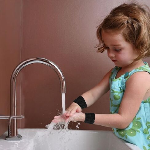 قطعتان من أربطة المعصم النسائية المصنوعة من الألياف الدقيقة لغسل الوجه وقطعة واحدة من ربطات الشعر، وعصابة غسيل للمعصم قابلة للتمدد، وأساور معصم لغسل الوجه in Kuwait