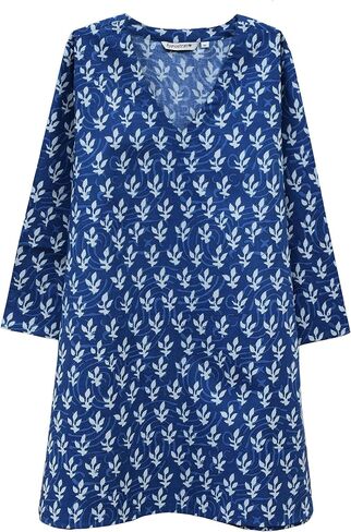 AV Hand Block Printed V Neck Tunic in Saudi Arabia