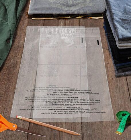 9 × 12 أكياس بولي بلاستيكية مسطحة شفافة مع لاصق ذاتي الغلق للتحذير من الاختناق، 1.5 مل لتغليف الأعمال FBA، والمجوهرات، والملابس، والمطبوعات، والتخزين - قابلة للإغلاق (500 عبوة) in Kuwait