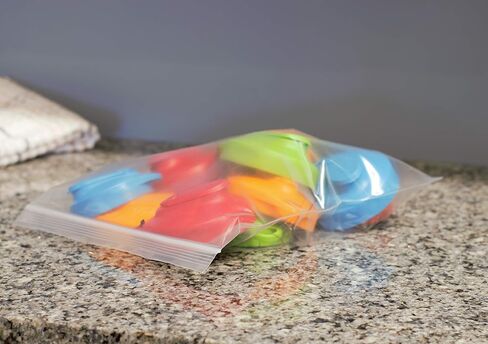 4 Mil - 1 Gallon - Extra Thick Heavy Duty Zippered, Reclosable Plastic Freezer/Storage Bags - Bulk Pack of 100 in Saudi Arabia