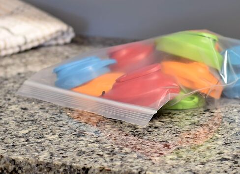 4 Mil - 1 Gallon - Extra Thick Heavy Duty Zippered, Reclosable Plastic Freezer/Storage Bags - Bulk Pack of 100 in Saudi Arabia