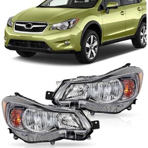 زوج Halogen Halogen Headlamp Assembly Black Housing for 2012 2013 2014 2015 2016 Subaru Crosstrek Impreza SU2502154 & SU2503154 in Saudi Arabia