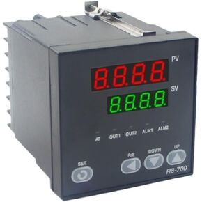 72*72mm 800 Degree Input K J PT100 0-10V 4-20mA PID Output SSR Relay 220V 24V 380V Thermostat 2Alarms Temperature Controller(2ALM and 4-20mA PID,110-220V 4-20mA IP) in Saudi Arabia