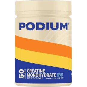 Podium Nutrition, Solos | Creatine Monohydrate, 50 Servings, Strawberry, Boost Athletic Performance in Kuwait