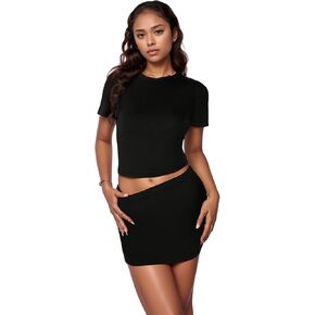 Porrcey Women Sexy Casual 2 قطعة نمر الفهد المطبوع نادي Podycon Mini Dress in Kuwait