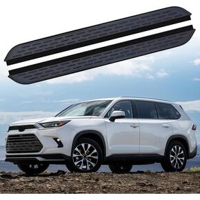 2pcs ركض لوحات الجانبية خطوات دواسة nerf تناسب تويوتا Grand Highlander 2024 2025 Black Nerf Bar in Saudi Arabia