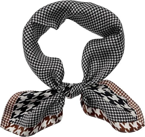 100% Mulberry Silk Square Scarf-25.6"x25.6"-Neck Scarf,Headscarf&Hair Wrap,Lightweight Silk Bandana Gifts for Women in Kuwait