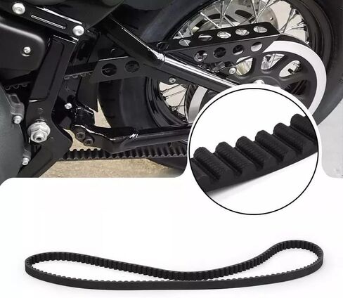 135 أسنان 1-1/8 "حزام محرك خلفي متوافق مع Harley Flst Fatboy Deluxe & FXST ، استبدل 40307-00/60-58-437/HB 135-118/WG 1769657 in Saudi Arabia