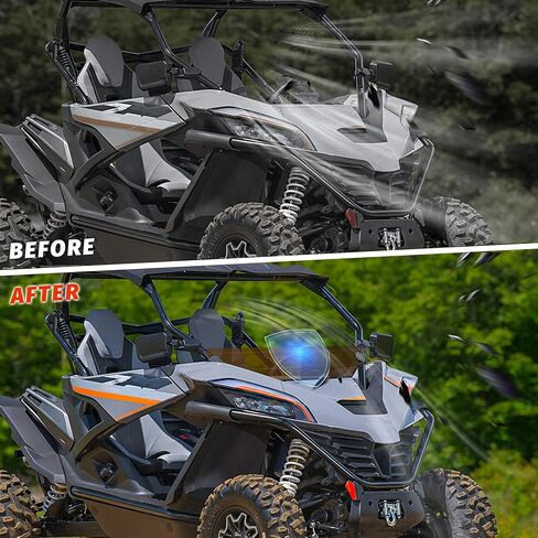1/4 الزجاج الأمامي لـ Zforce 950 ، نافذة نصف متينة للخدش مقاومة للكمبيوتر الشخصي لعام 2022-2024 CFMOTO ZFORCE 950 H.O/ 950 H.O.E.X./ 2020-2022 ZFORCE 950 Sports Accessories in Kuwait