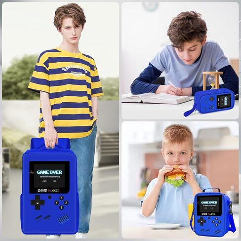 School Backpack for Boys,3pcs Gamer Boys Backpack with Lunch Box Set for Kids Children Teens Elementary Middle School,17" Large Capacity Student Bookbag & Multifunctional Video Game Travel Bag in Saudi Arabia