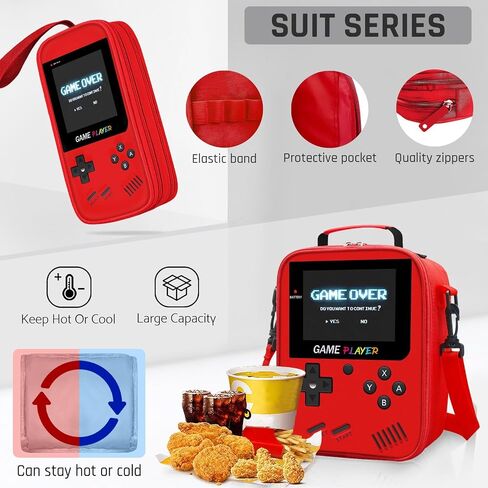 School Backpack for Boys,3pcs Gamer Boys Backpack with Lunch Box Set for Kids Children Teens Elementary Middle School,17" Large Capacity Student Bookbag & Multifunctional Video Game Travel Bag in Saudi Arabia