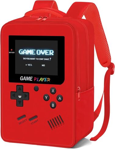 School Backpack for Boys,3pcs Gamer Boys Backpack with Lunch Box Set for Kids Children Teens Elementary Middle School,17" Large Capacity Student Bookbag & Multifunctional Video Game Travel Bag in Saudi Arabia