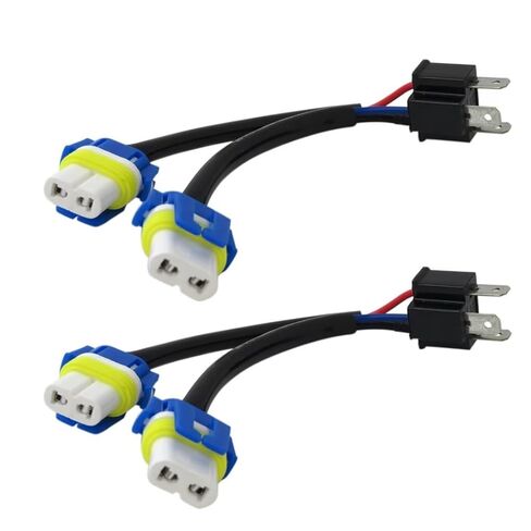 سلك التحويل 2x 9003 H4 إلى 9005 9006 اثنين in Kuwait