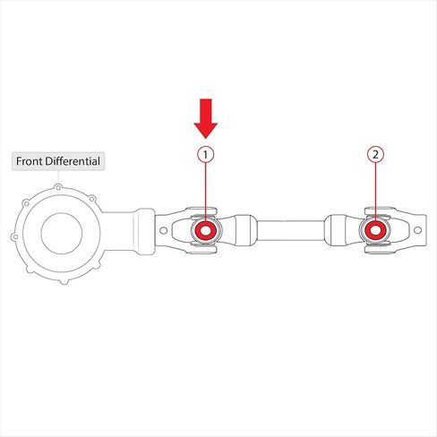 مجموعة Caltric U-مفصل متوافقة مع Arctic Cat 700 H1 Mud Pro 4x4 2009 2010 2011 in Saudi Arabia