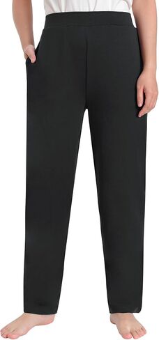 Women's Petite Knit Pants Pull On with Pockets in Kuwait