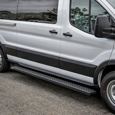Westin 27-80005 خط خطوات الركض يناسب 2015-2025 Transit Van 150 250 350 (46 "Driver Side & 97" Side Praintenger) زوج أسود محكم in Saudi Arabia