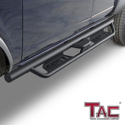 TAC EHD Running Boards Compatible with 2021-2025 Ford Bronco 4 Door | Side Steps| Nerf Bars| Step Rails| Rocker Slider| Two-Stair| Pickup Truck Exterior Accessories| 4" Drop| Carbon Steel in Saudi Arabia