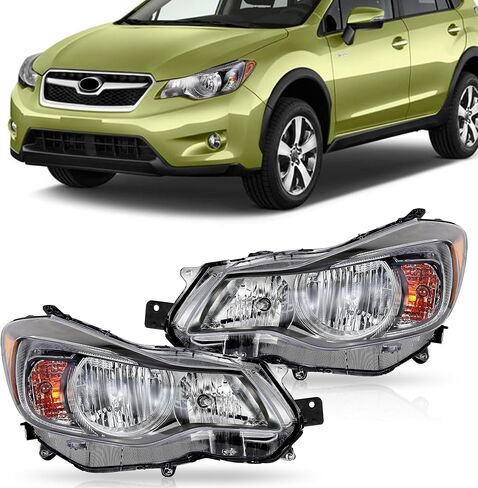 زوج Halogen Halogen Headlamp Assembly Black Housing for 2012 2013 2014 2015 2016 Subaru Crosstrek Impreza SU2502154 & SU2503154 in Saudi Arabia