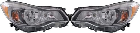 زوج Halogen Halogen Headlamp Assembly Black Housing for 2012 2013 2014 2015 2016 Subaru Crosstrek Impreza SU2502154 & SU2503154 in Saudi Arabia