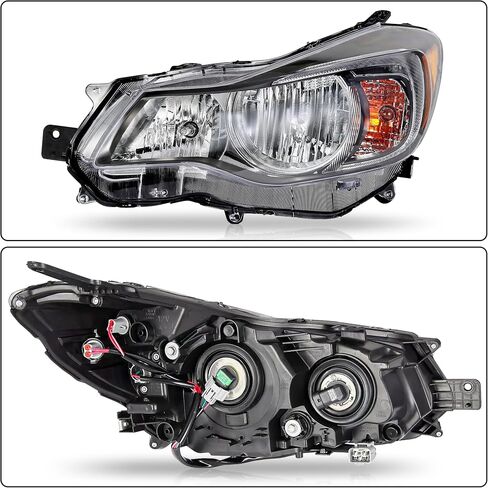 زوج Halogen Halogen Headlamp Assembly Black Housing for 2012 2013 2014 2015 2016 Subaru Crosstrek Impreza SU2502154 & SU2503154 in Saudi Arabia