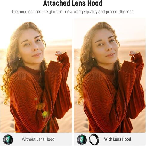 NEEWER HD 85MM Telephoto Phone Lens Only for 17mm Thread Backplate, 2.5X Magnification Compatible with SmallRig NEEWER iPhone Samsung Phone Cage Case with 17mm Lens Adapter, LS-59 in Saudi Arabia