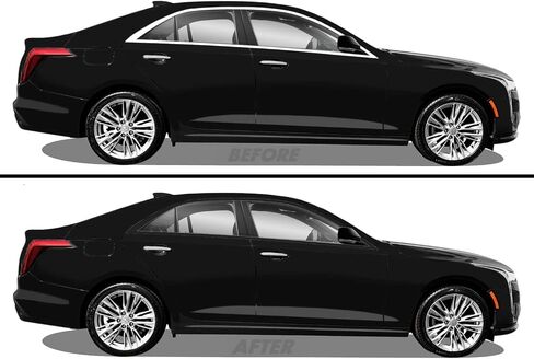 Slickmod Chrome Delete Blackout Vinyl Overlay لعام 2020-2023 in Kuwait