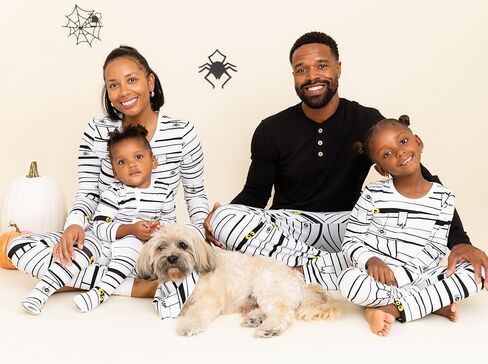 Owlivia Christmas Halloween Pajamas For Family, Organic Cotton Holiday Pjs Matching Sets in Kuwait