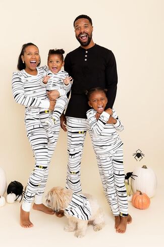 Owlivia Christmas Halloween Pajamas For Family, Organic Cotton Holiday Pjs Matching Sets in Kuwait