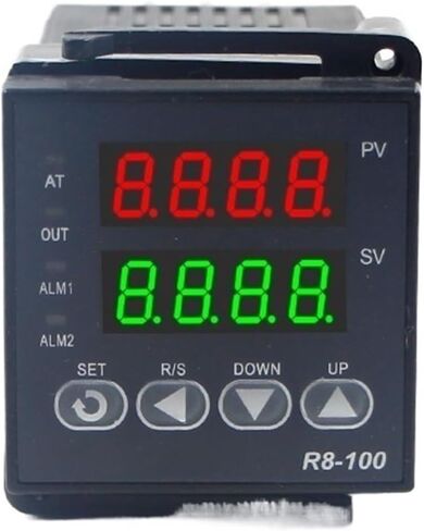 R8-100 مدخلات متعددة K J PT100 ترموستات AC 220V الناتج الرقمي SSR ترحيل 1300 درجة PID وحدة درجة الحرارة القابلة للبرمجة (48x96mm) in Saudi Arabia