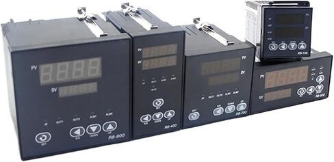 R8-100 مدخلات متعددة K J PT100 ترموستات AC 220V الناتج الرقمي SSR ترحيل 1300 درجة PID وحدة درجة الحرارة القابلة للبرمجة (48x96mm) in Saudi Arabia