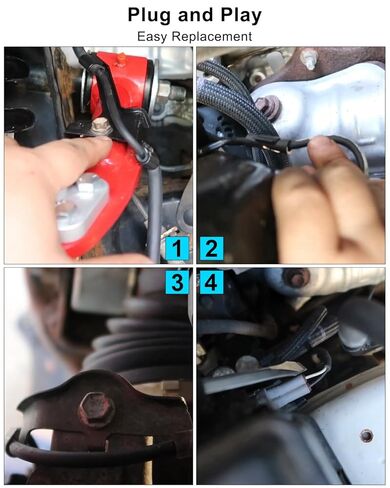 Front Left Side ABS Wheel Speed Sensor with Wiring Harness Fit for Toyota 4Runner 2010-2022 FJ Cruiser 2010-2014 Lexus GX460 2010-2022 Replace 89516-60270 8951660270 for Driver Side in Saudi Arabia