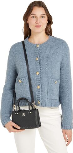 Tommy Hilfiger minigram mini bag مع حزام كروس قابل للإزالة in Saudi Arabia