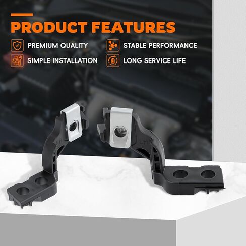 Left&Right Headlight Mounting Bracket Compatible with Ford Fusion 2017-2020 Replace for HS7Z13A005B HS7Z13A004B Headlight Lamp Mount Brackets in Saudi Arabia