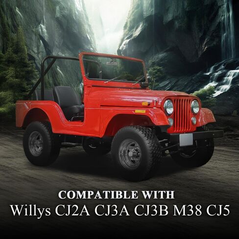 مجموعة الخطوة الجانبية G-Plus متوافقة مع Willys CJ2A CJ3A CJ3B M38 CJ5 Jeeps in Saudi Arabia