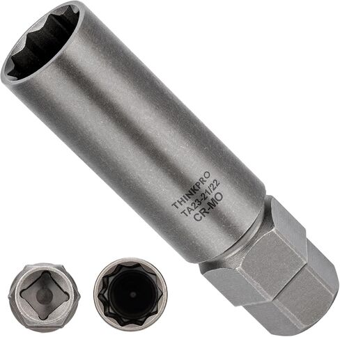 10 Spline Lug Nut Socket,Replacement for TA23-21/22 10 Spline Lug Nut Key,Dual Drive 10 Point Wheel Lock Key,Compatible with Bimecc 10 Point Socket. in Saudi Arabia