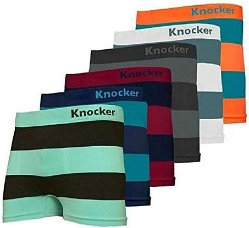 Knocker 6pk Men's Men's Semelies Plextic Poxer Boxer Boxer Serves Stish Indips Intear in Kuwait