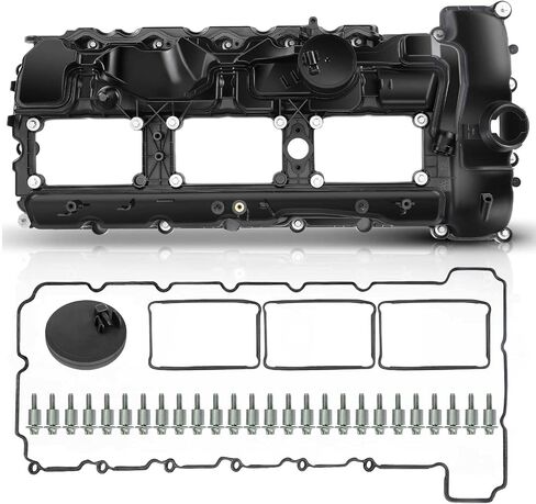 A-Premium Engine Valve Cover, with Gasket & Bolts, Compatible with BMW F80 F82 F83 F87 Series, M2 2019-2021, M3 2015-2018, M4 2015-2020, N55 L6 3.0L Turbo, Replace # 11127846359 in Saudi Arabia