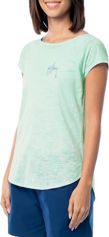 Guy Harvey Women's Poly/Rayon Slub Tee in Kuwait