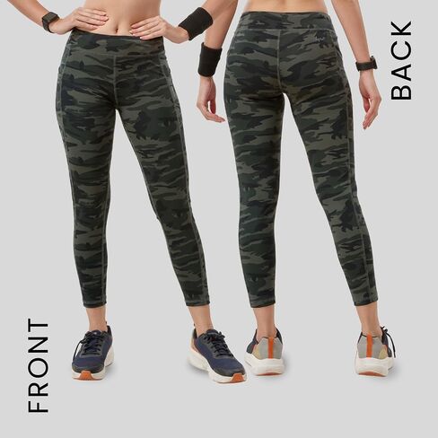 Dry Fit Women's Activewear Pants with Side Pockets | Stretchable Quick-Dry Workout Leggings Gym Yoga Pants in Saudi Arabia